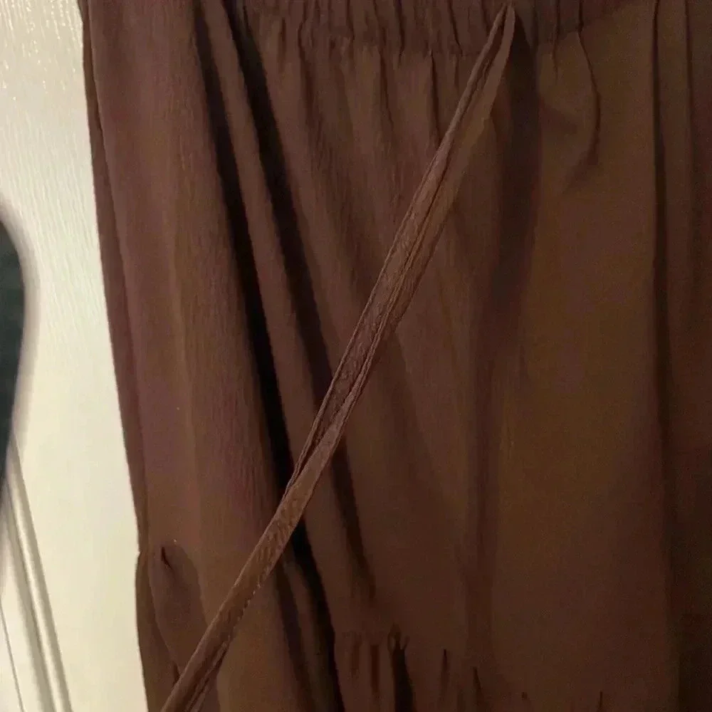 Woman’s plus size 3x brown long skirt. - Picture 2 of 4